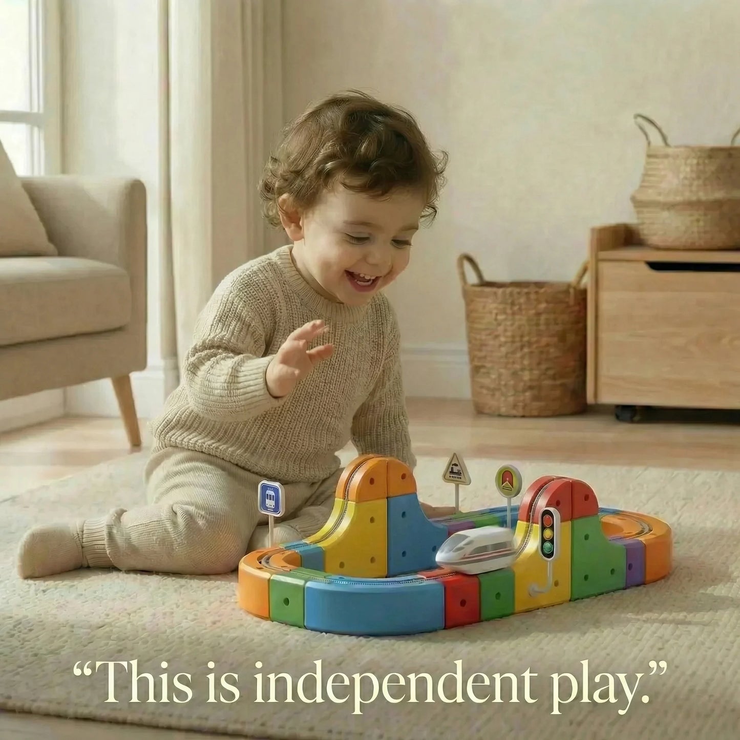 The Gravity-Defying Train